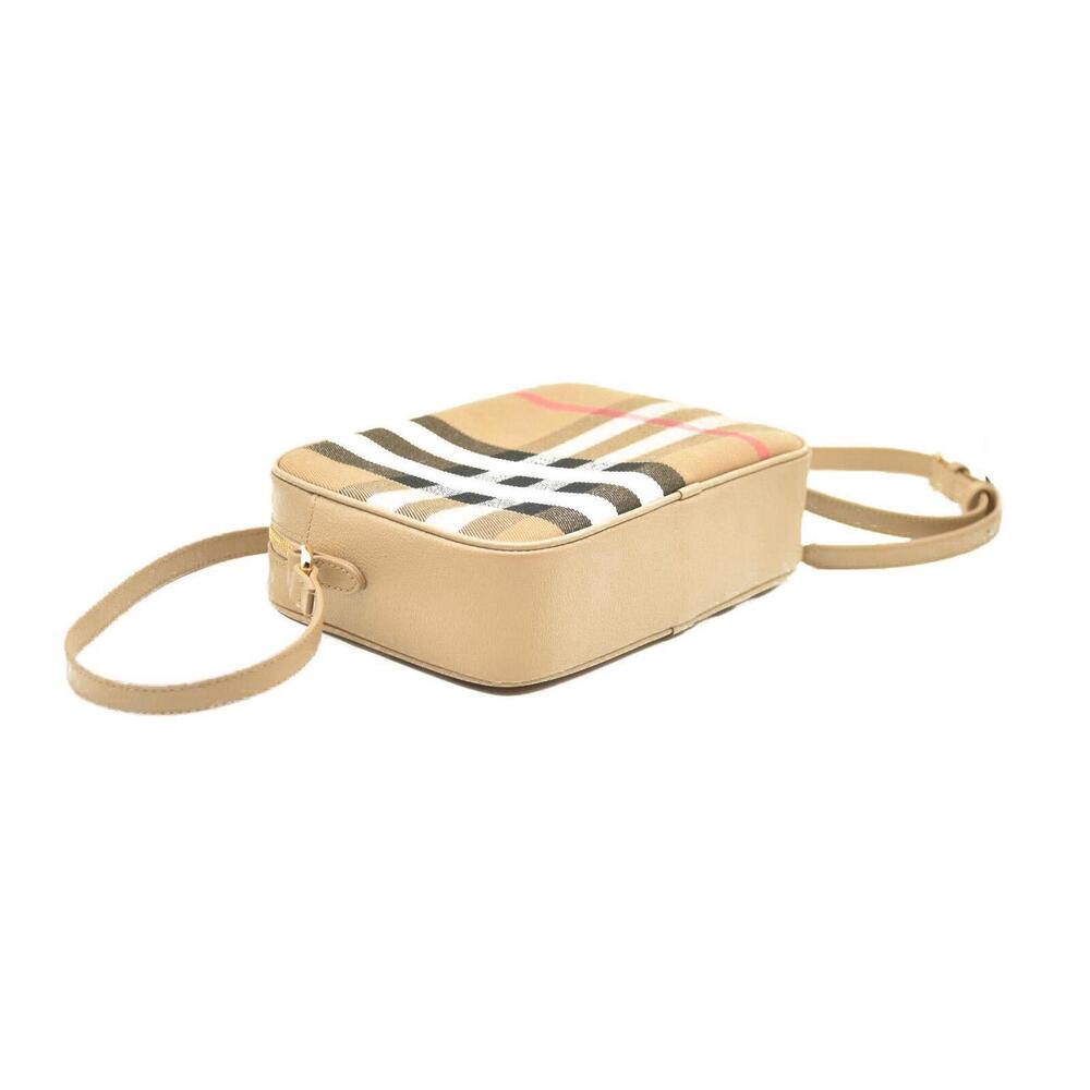 Burberry Calfskin Vintage Check Small Camera Bag Archive - Picture 4 of 15